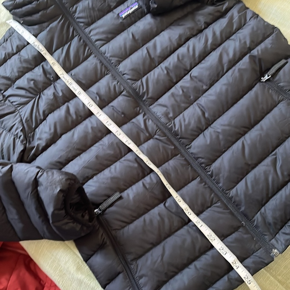 Kids black Patagonia down sweater jacket size XL unisex - Picture 6 of 10